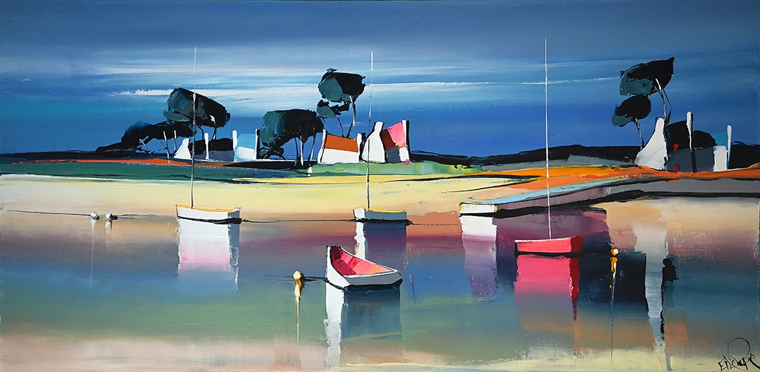 Marée d'automne 40x80 cm