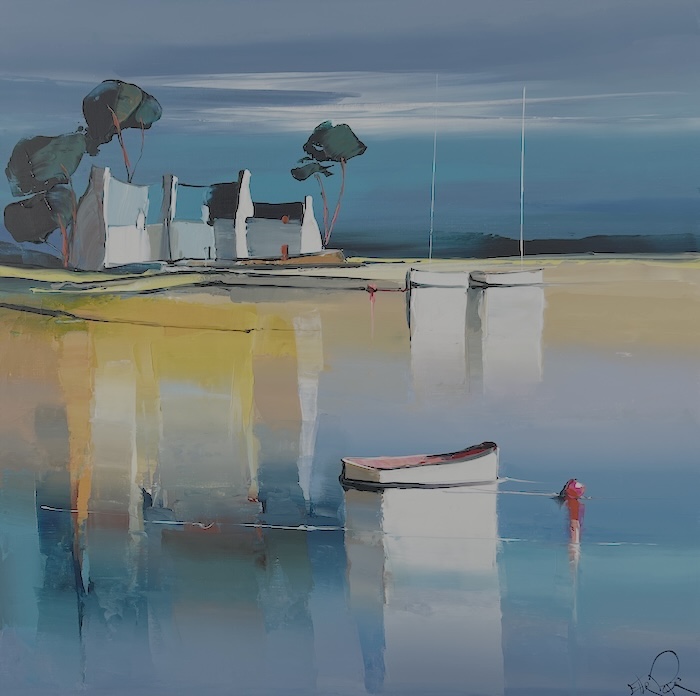 Marée jaune 60x60 cm