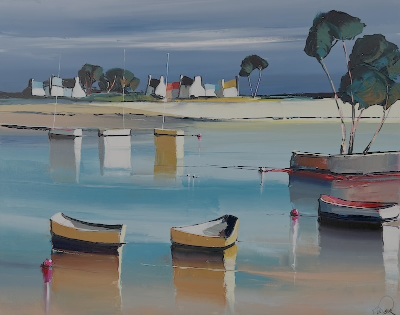 Les 3 pins 25F- 81x65 cm