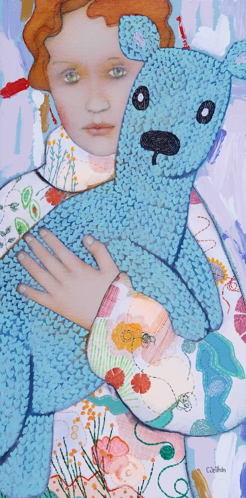 Un doudou pour se cacher 60x30 cm
