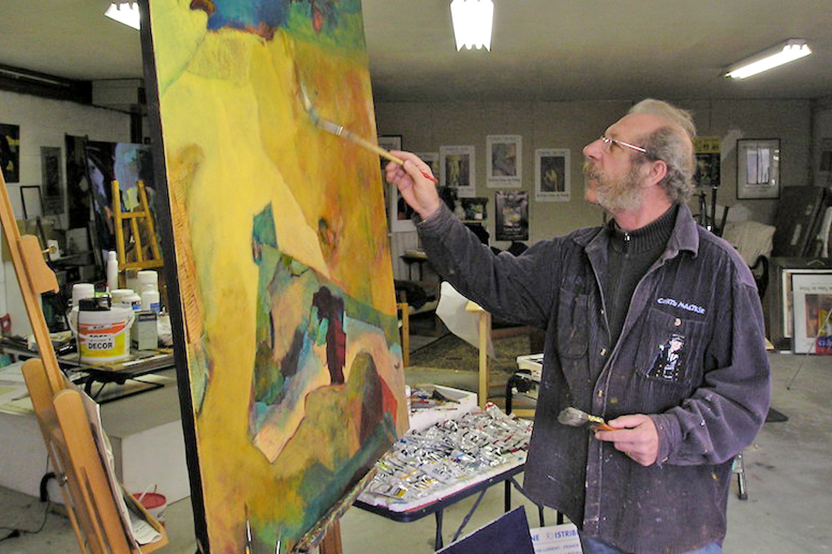 Christian Halna Du Fretay, artiste peintre, exposant à la galerie Artis