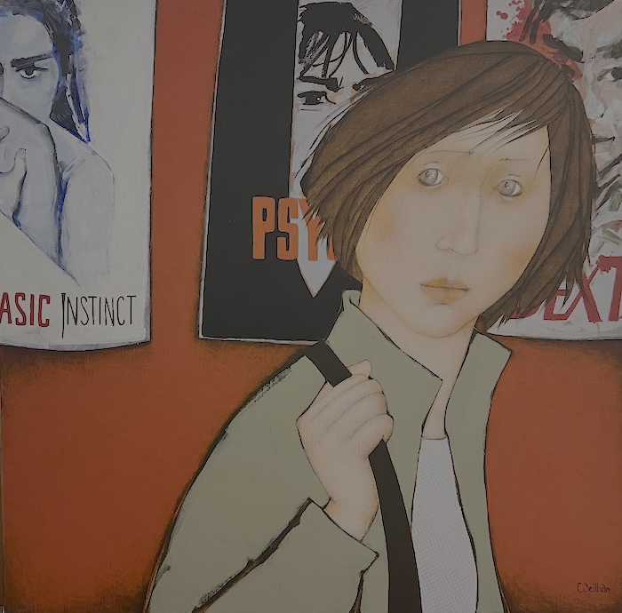 La séance de minuit 50x50 cm