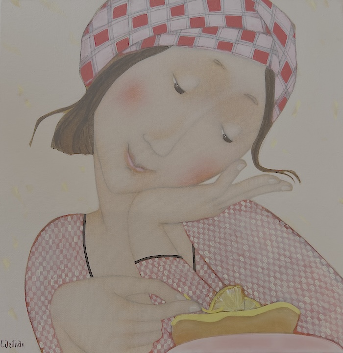 L'éclair au citron 30x30 cm