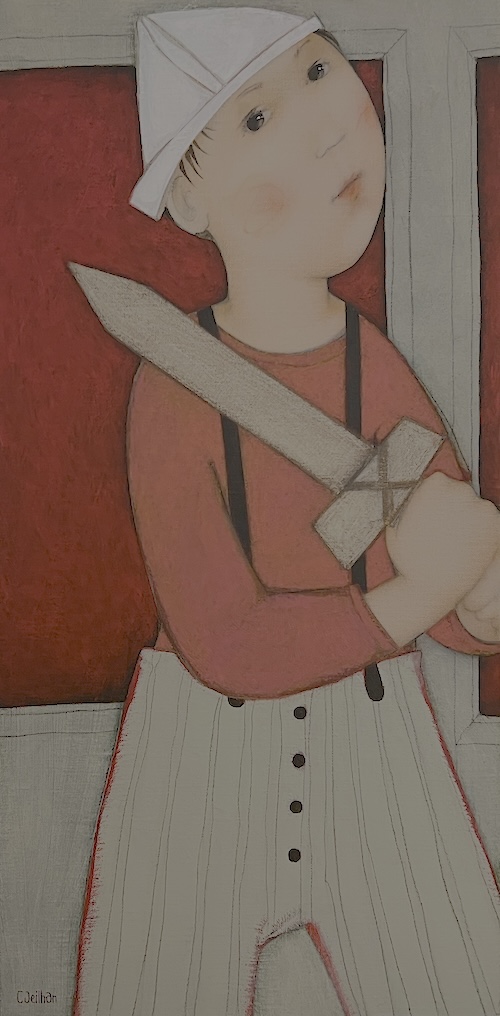 Même pas peur 60x30 cm